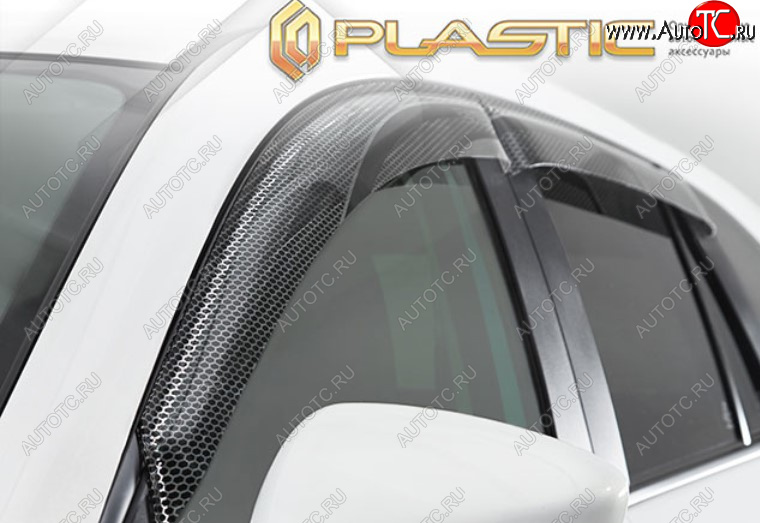 2 159 р. Дефлектора окон CA-Plastic  Лада Нива Трэвел (2021-2025) (212300-80) (Серия Art черная, Без хром молдинга)  с доставкой в г. Пермь