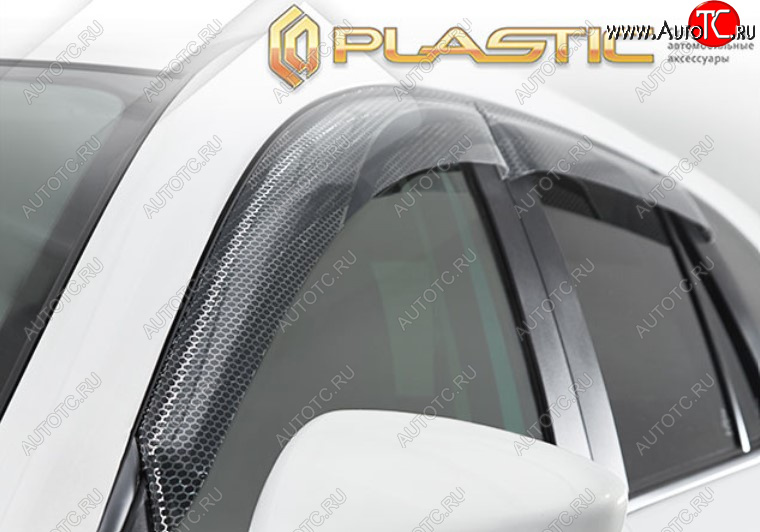 2 159 р. Дефлектора окон CA-Plastic  Лада Нива Трэвел (2021-2025) (212300-80) (Серия Art графит, Без хром молдинга)  с доставкой в г. Пермь