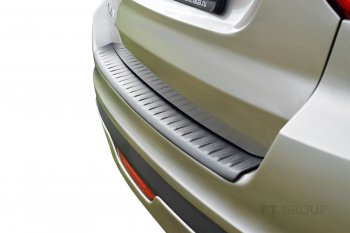 1 189 р. Накладка защитная на задний бампер Petroil Tuning  Лада Гранта FL  2191 (2018-2025) лифтбэк рестайлинг (Текстурная поверхность)  с доставкой в г. Пермь. Увеличить фотографию 3