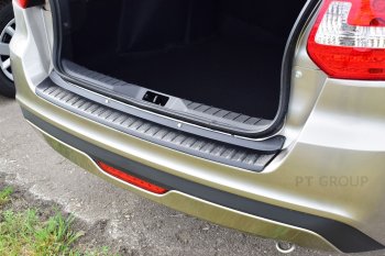 1 189 р. Накладка защитная на задний бампер Petroil Tuning  Лада Гранта FL  2191 (2018-2025) лифтбэк рестайлинг (Текстурная поверхность)  с доставкой в г. Пермь. Увеличить фотографию 4