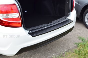 1 049 р. Накладка защитная на задний бампер Petroil Tuning Лада Гранта FL 2190 седан рестайлинг (2018-2025) (Текстурная поверхность)  с доставкой в г. Пермь. Увеличить фотографию 5