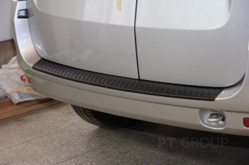 1 039 р. Накладка защитная на задний бампер Petroil Tuning  Лада Ларгус (2012-2021) дорестайлинг R90 (Текстурная поверхность)  с доставкой в г. Пермь. Увеличить фотографию 4