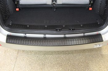 1 039 р. Накладка защитная на задний бампер Petroil Tuning  Лада Ларгус (2012-2021) дорестайлинг R90 (Текстурная поверхность)  с доставкой в г. Пермь. Увеличить фотографию 5
