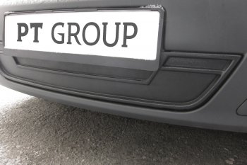 959 р. Зимняя заглушка решетки переднего бампера Petroil Tuning  Лада Ларгус (2012-2021) дорестайлинг R90 (Тисненый пластик (шагрень))  с доставкой в г. Пермь. Увеличить фотографию 4