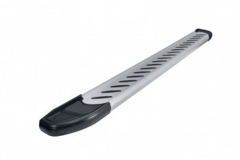 17 749 р. Пороги алюминиевые Slitkoff Лада Ларгус дорестайлинг R90 (2012-2021) (Prestige Black)  с доставкой в г. Пермь. Увеличить фотографию 2