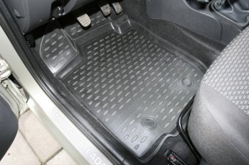 2 299 р. Коврики в салон (5 мест) Element (полиуретан, 4 шт)  Лада Ларгус (2012-2021) дорестайлинг R90  с доставкой в г. Пермь. Увеличить фотографию 2