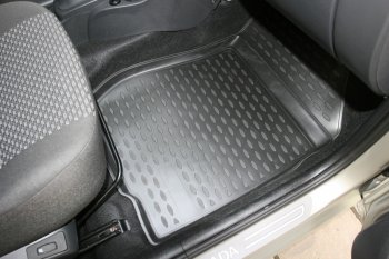 2 299 р. Коврики в салон (5 мест) Element (полиуретан, 4 шт)  Лада Ларгус (2012-2021) дорестайлинг R90  с доставкой в г. Пермь. Увеличить фотографию 3