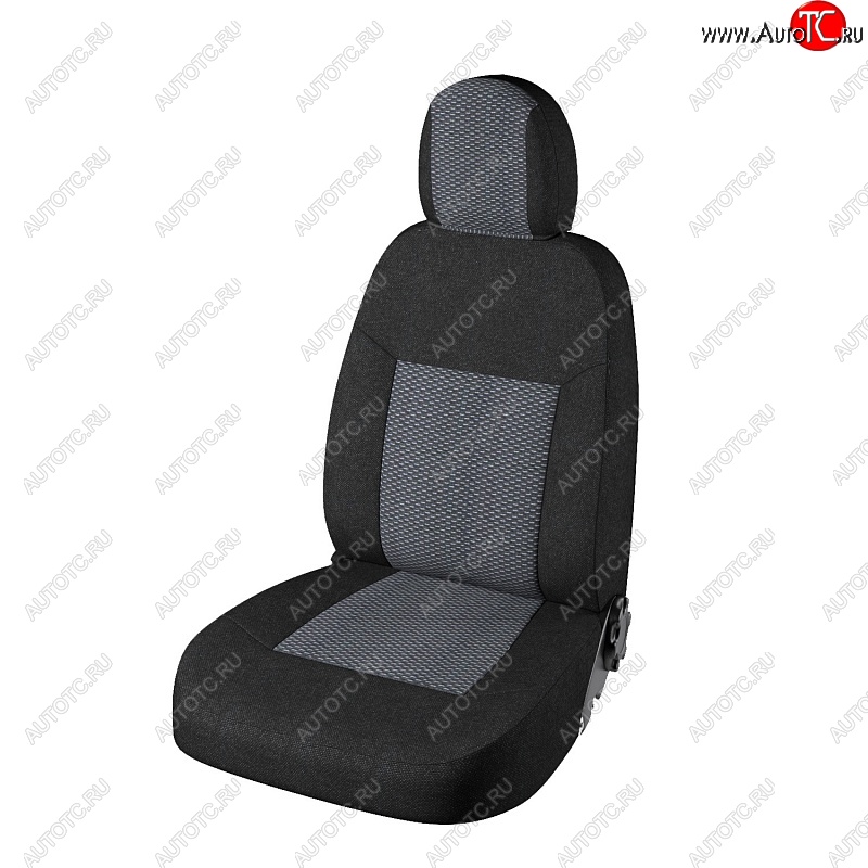 3 799 р. Чехлы для сидений (5 мест) Lord Autofashion Стандарт Плюс (жаккард)  Лада Ларгус (2012-2021) дорестайлинг R90 (Чёрный, вставка Ёж Белый)  с доставкой в г. Пермь