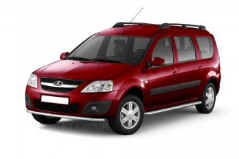 Рейлинги Petroil Tuning Усиленные Лада Ларгус (2012-2025) дорестайлинг R90, рестайлинг R90 (Черный муар)