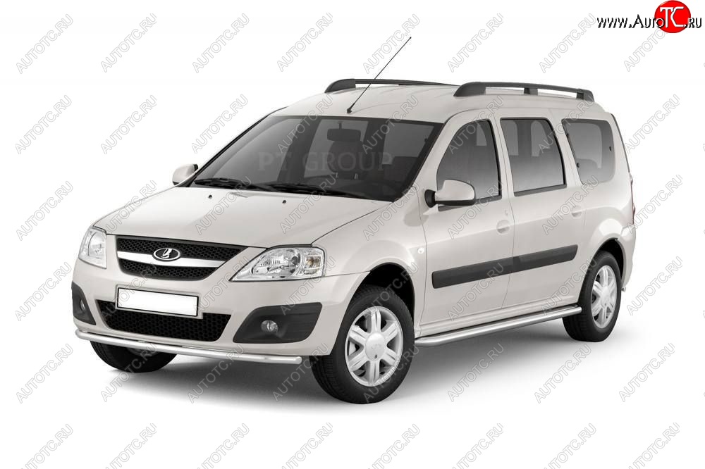 8 919 р. Рейлинг (Черный муар) Комфорт LADA Largus 2012-  Лада Ларгус (2012-2025) дорестайлинг R90, рестайлинг R90 (Черный муар)  с доставкой в г. Пермь