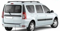 1 039 р. Накладка защитная на задний бампер Petroil Tuning  Лада Ларгус (2012-2021) дорестайлинг R90 (Текстурная поверхность)  с доставкой в г. Пермь. Увеличить фотографию 3