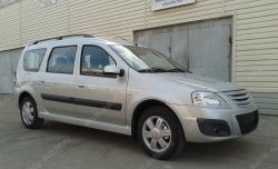 1 399 р. Решётка радиатора верхняя Sport Лада Ларгус дорестайлинг R90 (2012-2021) (Неокрашенная)  с доставкой в г. Пермь. Увеличить фотографию 7