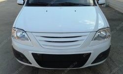 1 399 р. Решётка радиатора верхняя Sport Лада Ларгус дорестайлинг R90 (2012-2021) (Неокрашенная)  с доставкой в г. Пермь. Увеличить фотографию 8