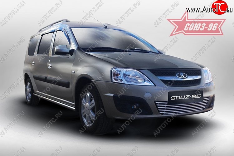 4 994 р. Декоративный элемент воздухозаборника Souz-96 (d10)  Лада Ларгус (2012-2021) дорестайлинг R90  с доставкой в г. Пермь