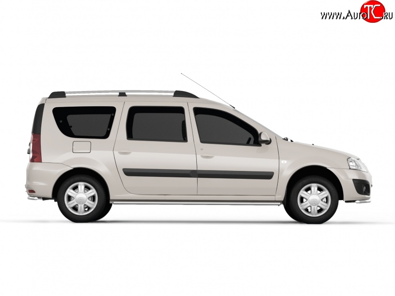 8 919 р. Рейлинги на автомобиль Petroil Tuning  Лада Ларгус (2012-2025) дорестайлинг R90, рестайлинг R90 (Серебристый муар)  с доставкой в г. Пермь