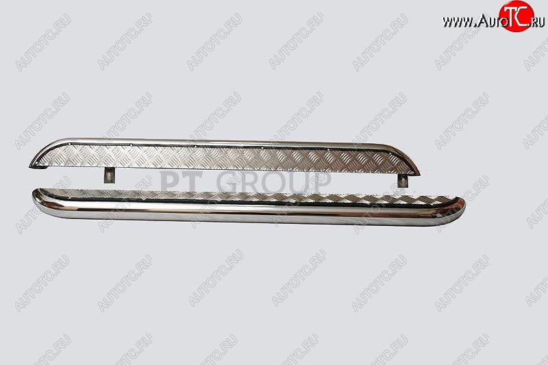 22 899 р. Порожки для ног Petroil Tuning (Ø51 мм)  Chevrolet Niva  2123 (2009-2020), Лада 2123 (Нива Шевроле) (2009-2021) (Нержавеющая полированная сталь)  с доставкой в г. Пермь