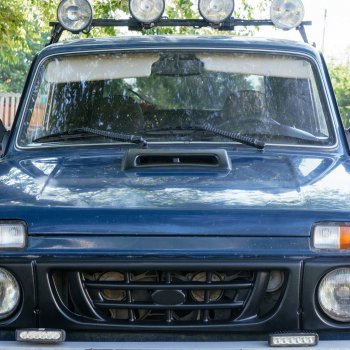 399 р. Воздухозаборник капота Autodemic (малый квадрат, 43х31х7) Honda partner (2008-2010)  с доставкой в г. Пермь. Увеличить фотографию 5