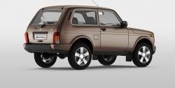 3 299 р. Бампер задний Urban Лада нива 4х4 2121 Бронто 3 дв. 1-ый рестайлинг (2017-2019) (Неокрашенный, Без креплений)  с доставкой в г. Пермь. Увеличить фотографию 3