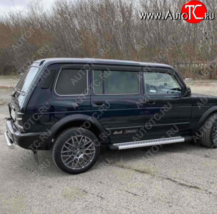 3 579 р. Накладки на колёсные арки Razor  Лада нива 4х4 ( 2131,  2121) (2014-2021) Урбан 3 дв. дорестайлинг, Урбан 5 дв. дорестайлинг, Урбан, Урбан 5 дв. рестайлинг (Шагрень)  с доставкой в г. Пермь