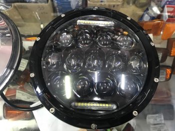 9 599 р. Фары SVS (LED) Лада нива 4х4 2131 Урбан 5 дв. дорестайлинг (2014-2019) (Белые)  с доставкой в г. Пермь. Увеличить фотографию 3