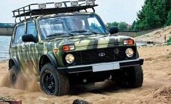 13 249 р. Экспедиционный багажник Бронто Лада Нива 4х4 2121 3 дв. дорестайлинг (1977-2019) (Дно: сетка)  с доставкой в г. Пермь. Увеличить фотографию 2