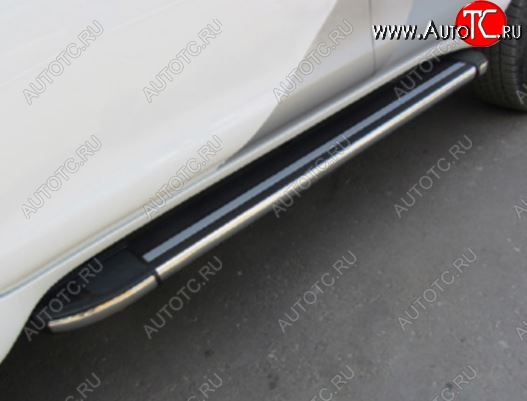 11 609 р. Порожки для ног Arbori Optima Black Лада нива 4х4 2131 5 дв. дорестайлинг (1993-2019)  с доставкой в г. Пермь