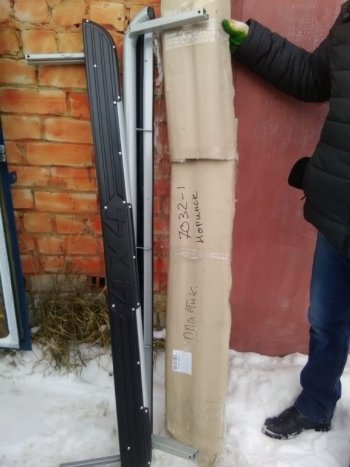 5 999 р. Порожки для ног Техно-Сфера  Лада нива 4х4  2131 (1993-2019) 5 дв. дорестайлинг  с доставкой в г. Пермь. Увеличить фотографию 3