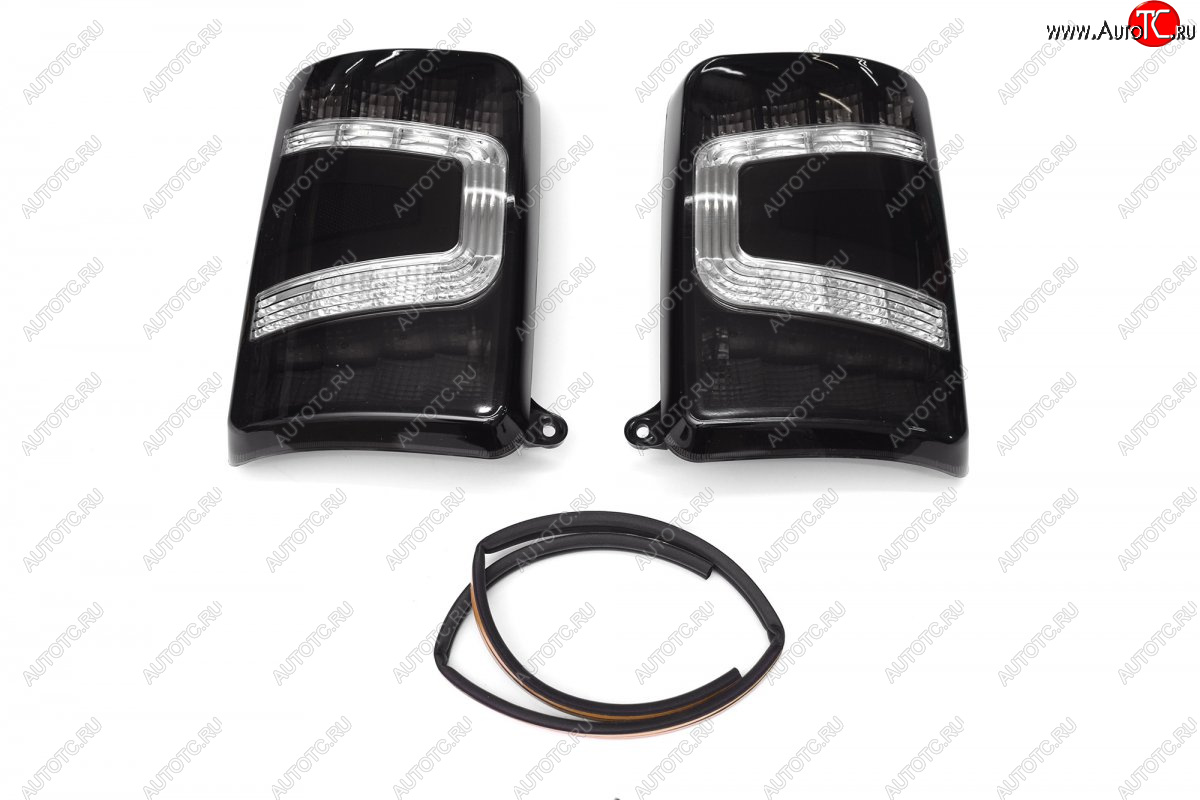 5 949 р. Светодиодные LED фонари (задние) Тюн-Авто Лада нива 4х4 2131 5 дв. дорестайлинг (1993-2019) (Цвет: черный)  с доставкой в г. Пермь