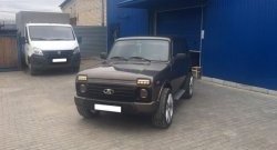 3 299 р. Дневные ходовые огни с поворотниками Тюн-Авто Classic Лада Нива 4х4 2121 3 дв. дорестайлинг (1977-2019) (Поворотник в НИЖНЕЙ секции, светится равномерно)  с доставкой в г. Пермь. Увеличить фотографию 4