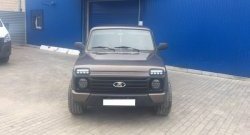 3 299 р. Дневные ходовые огни с поворотниками Тюн-Авто Classic Лада Нива 4х4 2121 3 дв. дорестайлинг (1977-2019) (Поворотник в НИЖНЕЙ секции, светится равномерно)  с доставкой в г. Пермь. Увеличить фотографию 8