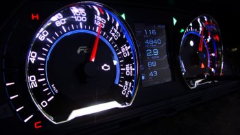Комбинация приборов Ferrum GF 826 хром Лада 2112 купе (2002-2009) (Хром)