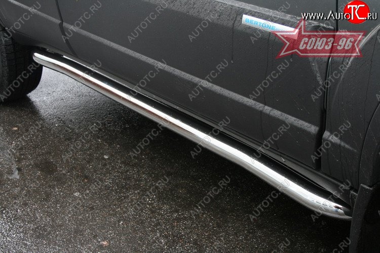 11 429 р. Защита порогов Souz-96 (d60) Chevrolet Niva 2123 рестайлинг (2009-2020)  с доставкой в г. Пермь