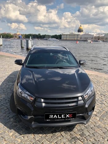 11 449 р. Передний бампер RALEX Лада Веста 2180 седан дорестайлинг (2015-2023) (неокрашенный)  с доставкой в г. Пермь. Увеличить фотографию 5