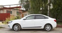 2 569 р. Молдинги RA Лада Веста SW 2181 универсал дорестайлинг (2017-2022) (Поверхность шагрень)  с доставкой в г. Пермь. Увеличить фотографию 2