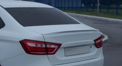 7 249 р. Лип спойлер АртФорм Лада Веста 2180 седан дорестайлинг (2015-2023) (Окрашенный)  с доставкой в г. Пермь. Увеличить фотографию 3