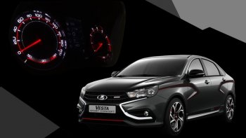 62 999 р. Приборная панель Ferrum GF 940 SPORT Edition Лада Веста Кросс 2180 седан рестайлинг (2022-2025) (С кожаным щитком (строчка красная))  с доставкой в г. Пермь. Увеличить фотографию 5