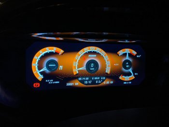 42 949 р. Электронная панель приборов Тюн-Авто “Vision” Лада Веста Кросс 2180 седан рестайлинг (2022-2025) (Темно-серый, матовый)  с доставкой в г. Пермь. Увеличить фотографию 5