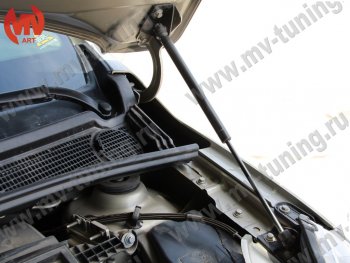 4 099 р. Упор капота MV-Tuning (двойной) Лада XRAY (2016-2022)  с доставкой в г. Пермь. Увеличить фотографию 2