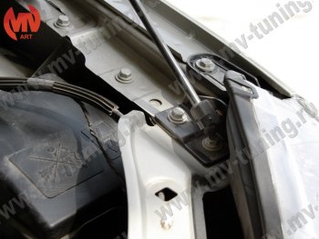 4 099 р. Упор капота MV-Tuning (двойной) Лада XRAY (2016-2022)  с доставкой в г. Пермь. Увеличить фотографию 5