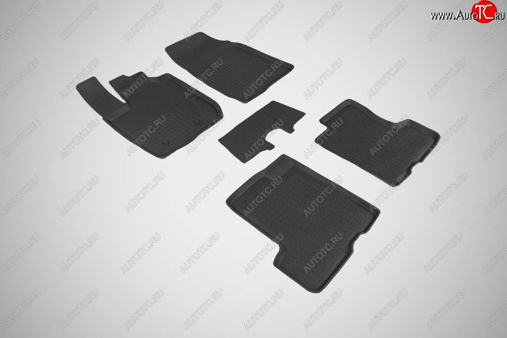 2 999 р. Износостойкие коврики в салон с высоким бортом SeiNtex Premium 4 шт. (резина)  Лада XRAY - XRAY Cross  с доставкой в г. Пермь