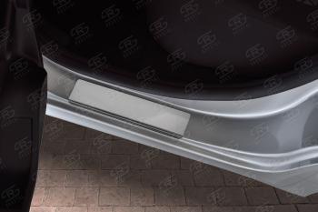 1 569 р. Накладки порожков салона Russtal (EXCLUSIVE ) Лада XRAY (2016-2022) (поверхность зеркальная)  с доставкой в г. Пермь. Увеличить фотографию 3