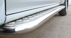 32 849 р. Широкая защита порогов SLITKOFF  Volkswagen Amarok (2009-2016) дорестайлинг  с доставкой в г. Пермь. Увеличить фотографию 4
