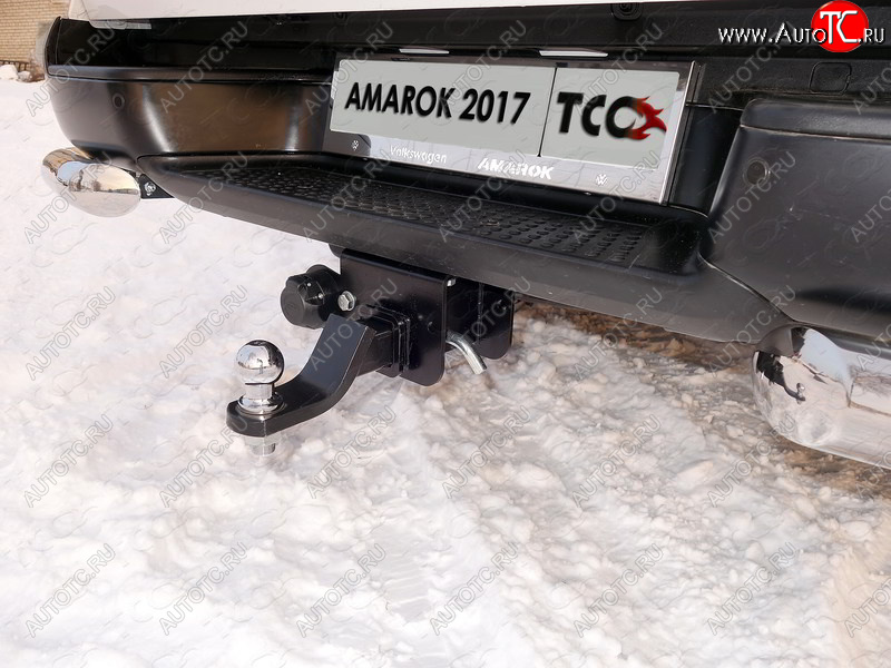 14 949 р. Фаркоп (тягово-сцепное устройство) TCC  Volkswagen Amarok (2016-2022) рестайлинг (Оцинкованный, шар E - нержавейка)  с доставкой в г. Пермь