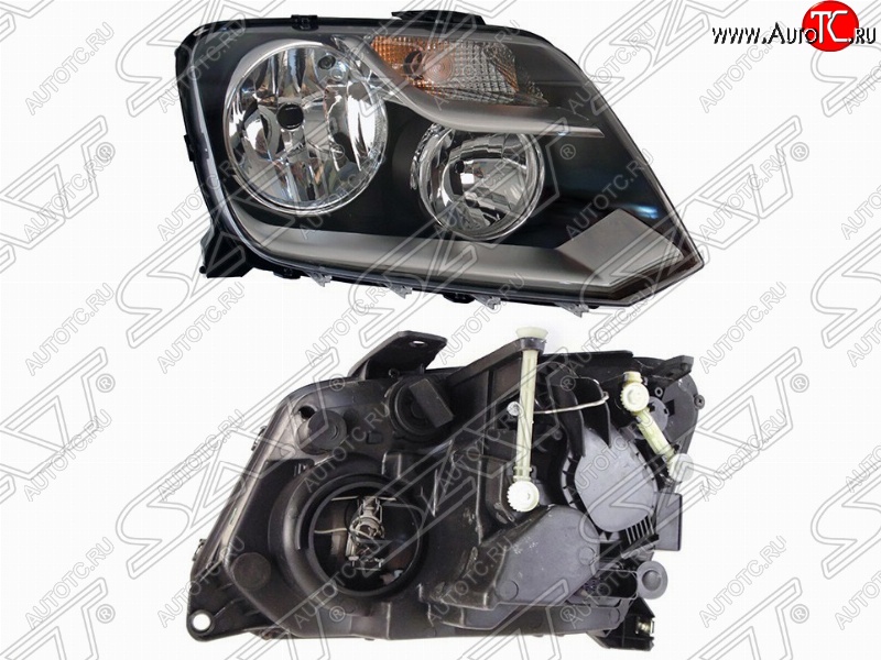 10 799 р. Правая фара SAT Volkswagen Amarok дорестайлинг (2009-2016)  с доставкой в г. Пермь