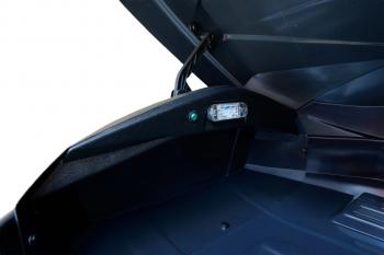 29 899 р. Автобокс (530 л 186*82*46 двухсторонний) Enzo Honda Element 1 YH дорестайлинг (2003-2006) (крепление скоба)  с доставкой в г. Пермь. Увеличить фотографию 5