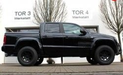 21 499 р. Накладки на колёсные арки LinexTras Volkswagen Amarok дорестайлинг (2009-2016) (Неокрашенные)  с доставкой в г. Пермь. Увеличить фотографию 3