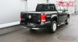 13 139 р. Защита заднего бампера с проступью Souz-96 (d76, короткая) Volkswagen Amarok дорестайлинг (2009-2016)  с доставкой в г. Пермь. Увеличить фотографию 2