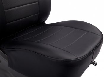 5 999 р. Чехлы на сиденья из экокожи Seintex (полосы, 40/60) Volkswagen Amarok дорестайлинг (2009-2016)  с доставкой в г. Пермь. Увеличить фотографию 2