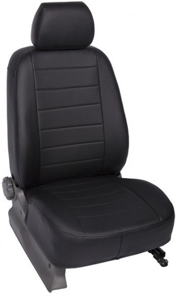 5 999 р. Чехлы на сиденья из экокожи Seintex (полосы, 40/60) Volkswagen Amarok дорестайлинг (2009-2016)  с доставкой в г. Пермь. Увеличить фотографию 5