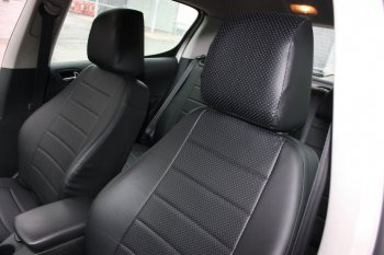5 999 р. Чехлы на сиденья из экокожи Seintex (полосы, 40/60) Volkswagen Amarok дорестайлинг (2009-2016)  с доставкой в г. Пермь. Увеличить фотографию 6